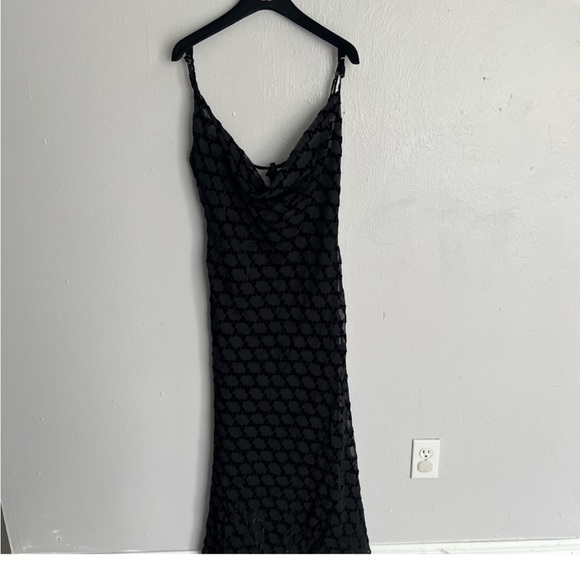 Meshki Mikela velvety monogram black dress - Picture 6 of 10